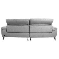 reglaineris pilka - Kampinė sofa Home4you Luzern, šviesiai pilka, kairinė, 264 x 160 cm x 85 cm - 4 nuotrauka