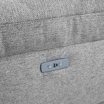 reglaineris pilka - Kampinė sofa Home4you Luzern, šviesiai pilka, kairinė, 264 x 160 cm x 85 cm - 5 nuotrauka