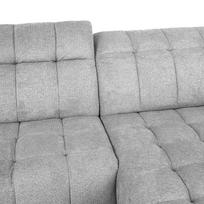 reglaineris pilka - Kampinė sofa Home4you Luzern, šviesiai pilka, dešininė, 264 x 160 cm x 85 cm - 6 nuotrauka