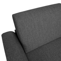 senukai foteliai - Fotelis Home4you Vesper 15662, tamsiai pilka, 112 cm x 83 cm x 86 cm - 4 nuotrauka