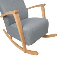 supamas fotelis - Supamasis krėslas Home4you Venla 15613, pilkas, 65.5 cm x 102 cm x 104 cm - 2 nuotrauka