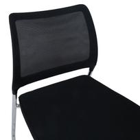 kede su ratukais - Biuro kėdė Evelekt Vicki, juoda (Black) - 3 nuotrauka