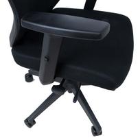 office chair - Home4you Office Chair Fulkrum Leather Black 0927 - 2 nuotrauka