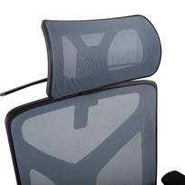 senukai kedes - Home4you Office Chair Mike Black/Grey - 3 nuotrauka