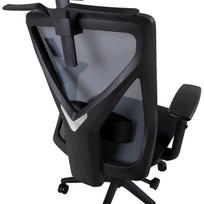 senukai kedes - Home4you Office Chair Mike Black/Grey - 4 nuotrauka