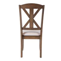 senukai kedes - Valgomojo kėdė Home4you James 78022, matinė, ruda, 55 cm x 47 cm x 99 cm - 3 nuotrauka