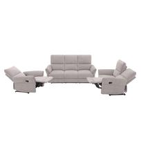 recliner sofa - Sofa-reglaineris Home4You DAMIKA, 3-vietė, pilka (Grey) - 5 nuotrauka