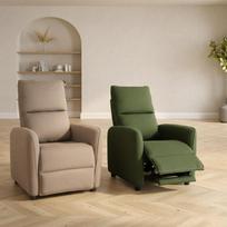 senukai foteliai - Fotelis Home4You ZAC, smėlinė (Beige) - 2 nuotrauka
