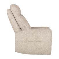 foteliai su masazo funkcija - Fotelis-reglaineris Home4you Katy 14196, pilkas (Gray) - 9 nuotrauka
