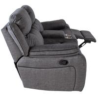 sofa 190 cm - Sofa Home4you Gentry 2-vietė, pilka (Gray) - 4 nuotrauka