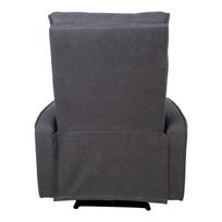 busteris - Atlošiamas krėslas Home4you Buster 14152, tamsiai pilka, 93 cm x 80 cm x 102 cm - 5 nuotrauka