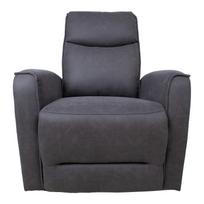 busteris - Atlošiamas krėslas Home4you Buster 14152, tamsiai pilka, 93 cm x 80 cm x 102 cm - 7 nuotrauka