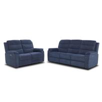 sedynes mechanizmas - Sofa reglaineris su poilsio mechanizmu Home4you Mimi, mėlyna, 93 x 208 cm x 102 cm - 3 nuotrauka