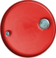 metalinis kibiras - Beczkopol Plieninė metalinė statinė TH-60-R3000 60L, Raudona (Red) - 3 nuotrauka
