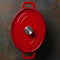 ketaus puodas raudonas - Hendi Emaliuotas ketaus puodas 4,4 l Raudonas (Red) - 626849 - 5 nuotrauka