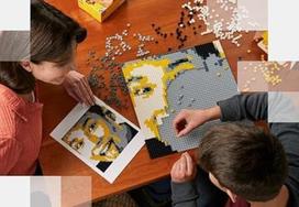 lego transformers - LEGO Mozaikų kūrimo įrenginys Transformuoti bet kokią nuotrauką Portretas 40179 - 2 nuotrauka