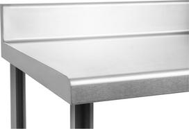 nerudijancio plieno stalai - Virtuvinis darbo stalas Royal Catering RCAT-100/60, sidabrinis - 4 nuotrauka
