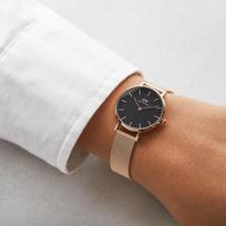 moterisko laikrodziai - Daniel Wellington Petite Melrose DW00100217 Rožinio aukso (Rose Gold) - 2 nuotrauka
