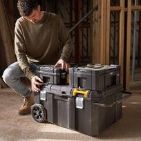 irankiu deze stanley fatmax - Stanley FATMAX PRO-STACK įrankių saugojimo dėklas su ratukais Juodas (Black) FMST17870-1 - 6 nuotrauka