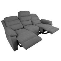 recliner sofa - Recliner sofa MIMI 3-seater, grey - 4 nuotrauka