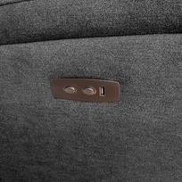 recliner sofa - Recliner sofa MIMI 3-seater, grey - 5 nuotrauka