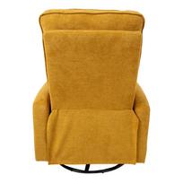 senukai foteliai - Home4you Eddy Armchair Yellow - 5 nuotrauka