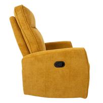 senukai foteliai - Home4you Eddy Armchair Yellow - 6 nuotrauka