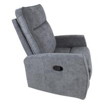 senukai foteliai - Atlošiamas krėslas Home4you Eddy 13850, mėlynas, 96 cm x 76 cm x 103 cm - 3 nuotrauka