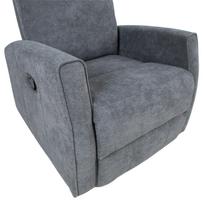 senukai foteliai - Atlošiamas krėslas Home4you Eddy 13850, mėlynas, 96 cm x 76 cm x 103 cm - 4 nuotrauka