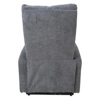 senukai foteliai - Home4you Barny Armchair Gray - 8 nuotrauka