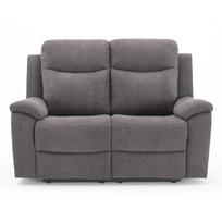 recliner sofa - Home4you Milo 2 Seat Recliner Sofa Grey - 3 nuotrauka