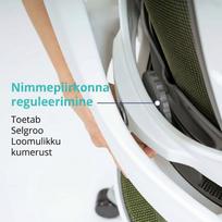 tasai 70 70 - Home4You WAU darbo kėdė su plačiu atlošu, Pilka (Grey) - 6 nuotrauka