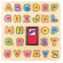 Pirkti Dėlionė Woodyland Wooden Stamps ABC 27 dalių, 27 dalių - Photo 1