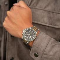 emporio armany laikrodziai - Emporio Armani AR11361 Diver Auksinis/Sidabrinis (Gold/Silver) - 7 nuotrauka