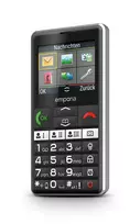telefonas 4g lte - Emporia emporiaPURE LTE Juodas - 2 nuotrauka