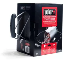 fire starter - WEBER 3-in-1 užkūrimo rinkinys (Rapid Fire Chimney Starter Set) - 3 nuotrauka