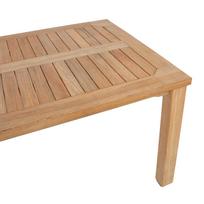 tikmedis - Lauko stalas Home4you Bali, medžio, 220 cm x 100 cm x 75 cm - 5 nuotrauka