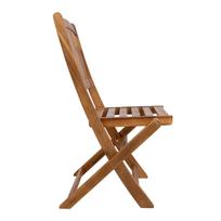 senukai kedes lauko - Sulankstoma kėdė Home4you Gwen, medžio, 53.5 cm x 46 cm x 91 cm - 5 nuotrauka