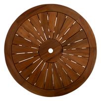 ermitazas stalai - Lauko stalas Home4you Fabiola, ruda sp., 80 cm x 80 cm x 72 cm - 4 nuotrauka