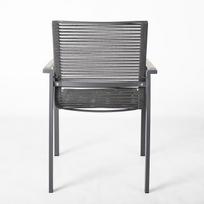 senukai foteliai - Home4you Montana Garden Chair Grey - 4 nuotrauka