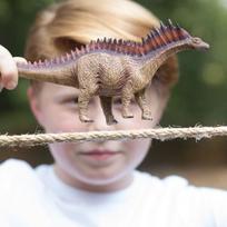 zaislinis dinozauras - Žaislinė figūrėlė Schleich Amargasaurus 15029, 26 cm, ruda - 3 nuotrauka