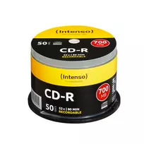 cd r - Duomenų laikmena Intenso CD-R 52x, 700MB, 50vnt. - 2 nuotrauka