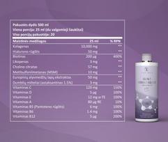 sapiens - SAPIENS jūrinis hidrokolagenas su hialuronu, miško uogų skonio, 500 ml - 4 nuotrauka