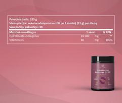 sapiens - SAPIENS hidrolizuotas kolagenas 10 000, pasiflorų skonio, 330 g - 4 nuotrauka