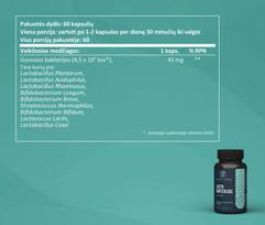 sapiens - SAPIENS maisto papildas LACTO BAKTERIJOS 4,5 mlrd., 60 kaps. - 2 nuotrauka