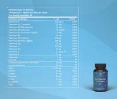 sapiens - SAPIENS multivitaminai vaikinams (paaugliams), 30 tablečių - 3 nuotrauka