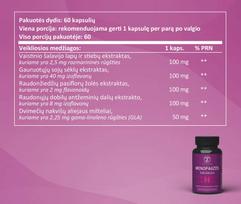eurovaistine - SAPIENS menopauzės laikotarpiui, 60 kapsulių - 2 nuotrauka
