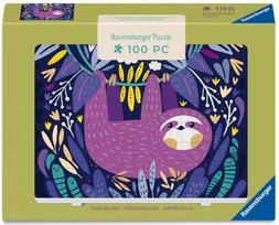 Ravensburger Purple Sloth Smile, 49 x 36 cm, 100 det.
