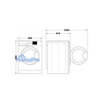 skalbiniu dziovykle - Whirlpool WP A9X WBS EE - 3 nuotrauka