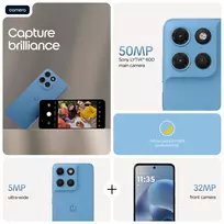 6000 mah telefonas - Motorola Moto G17 Power 8/256GB Blue (Mėlynas) - 3 nuotrauka